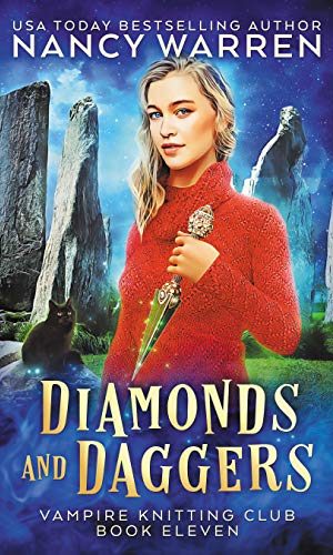 Diamonds and Daggers: A Paranormal Cozy Mystery (Vampire Knitting Club Book 11)