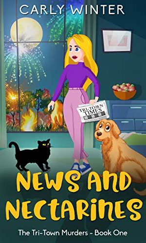 News and Nectarines: A small town cozy mystery (Tri-Town Murders Book 1)