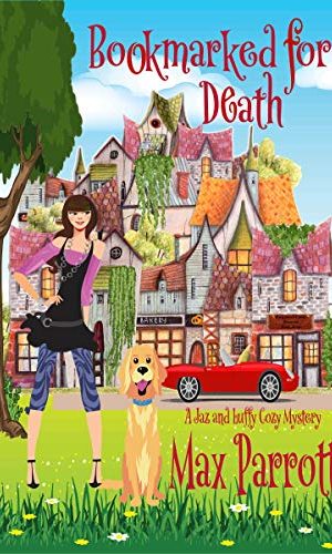 Bookmarked for Death: Psychic Sleuths and Talking Dogs (A Jaz and Luffy Cozy Mystery Book 3)